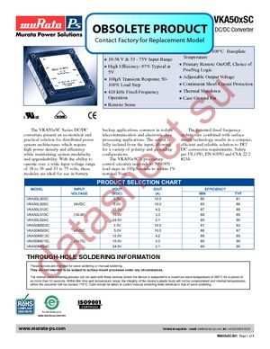 VKA50LS15C datasheet  